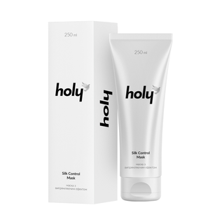 Маска з випрямляючим ефектом - holy silk control mask, 250 ml HL020 фото